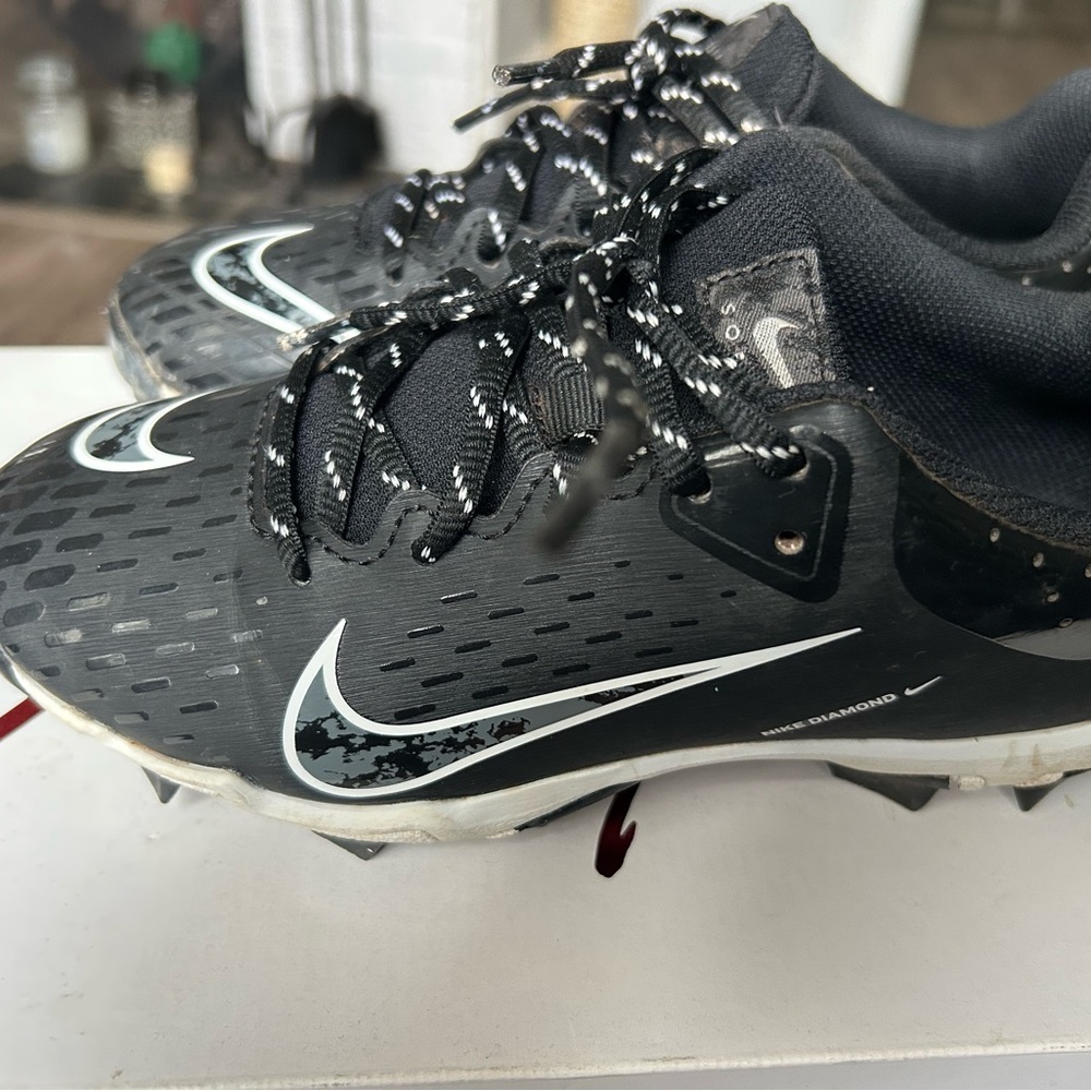 Nike Black and Gray soccer Cleats